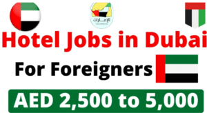 Visa Sponsorship Hotel Jobs in Dubai 2025